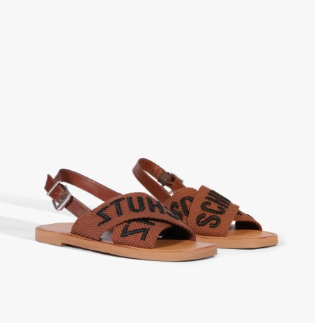 Schutz 995-Sandalia Salto Rasteiro S 20889 0117 0002 26-Marrom