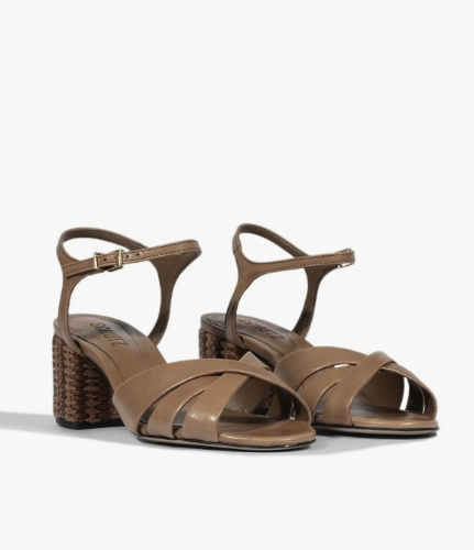 Schutz 593-Sandalia Salto Medio S 20001 0846 0001 553-Coffee