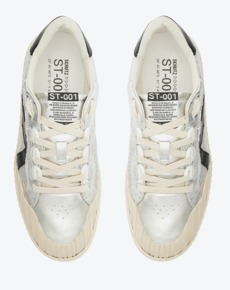 Schutz 337-Tenis Fem. S 21853 0013 0001 1388-Pra/Prt/Nude