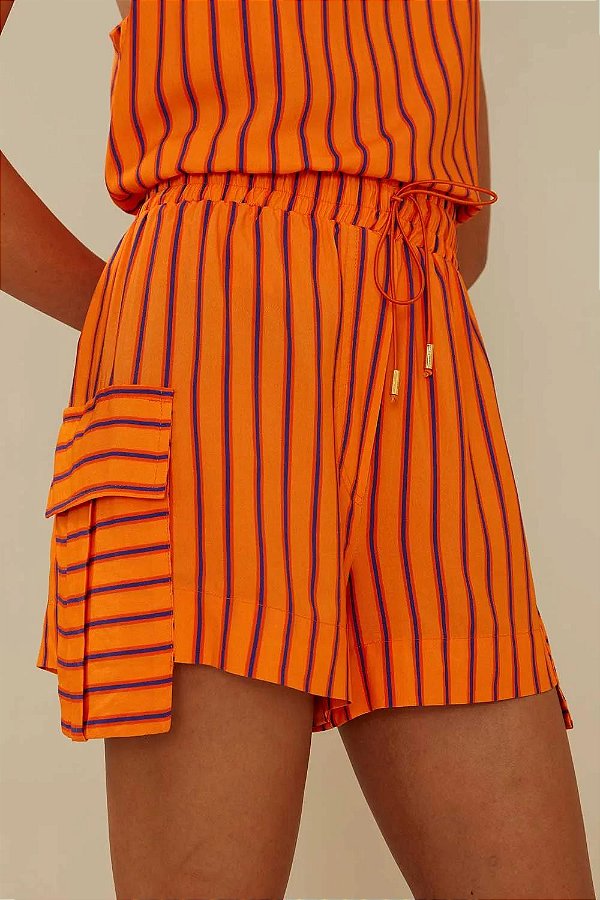 Oh,Boy! 214-Shorts F.Color 02042025 23-Laranja
