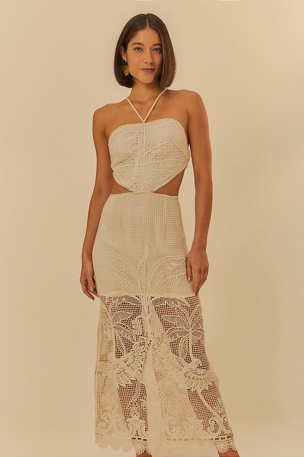 Farm 15-Vestido 333476 413-Off White