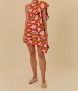 Farm 15-Vestido 337148 48-Vermelho