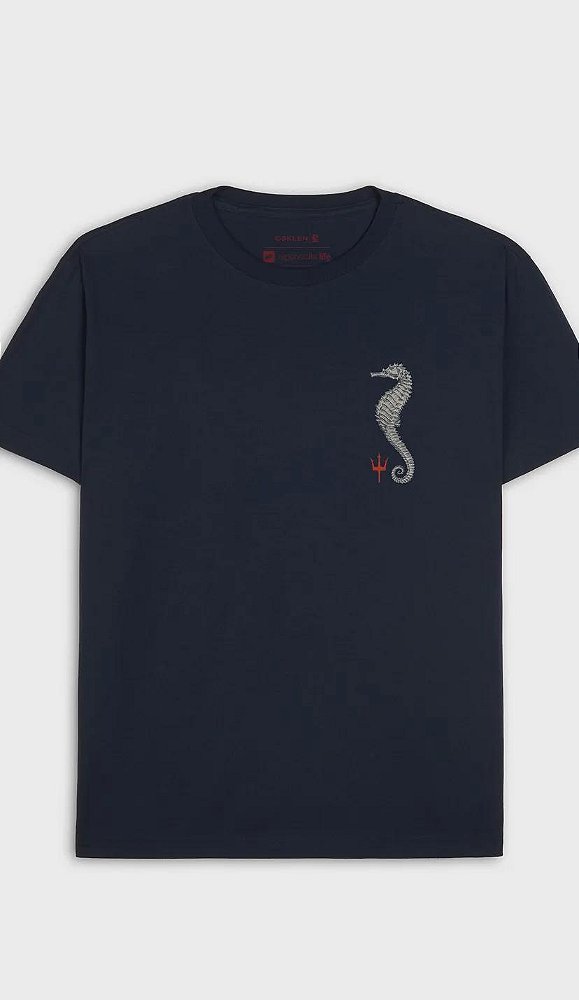 Osklen 8-Camiseta M/C 72180 17-Marinho