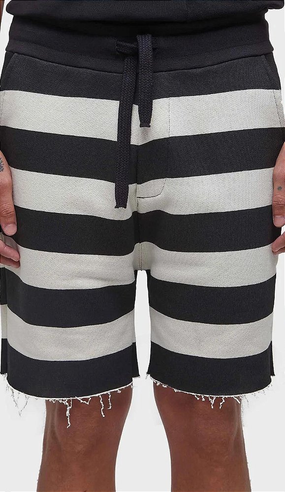 Osklen 807-Berm.Masc Moletom 67728 1315-Preto/Off