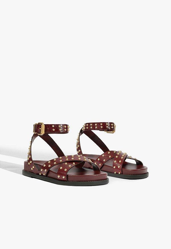Schutz 668-Sandália Salto Baixo S 21564 0385 0002 398-Marsala