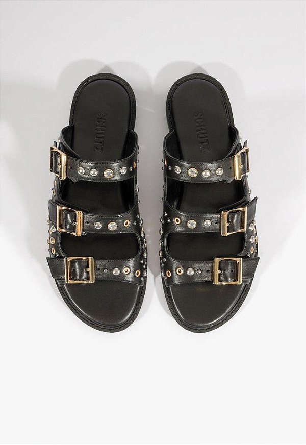 Schutz 2081-Cal.Sand.Salto Rasteiro S 22381 0004 0003 2-Preto