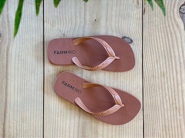 1897-Schutz/Farm 301-Chinelo Fem. J 10088 0022 0006 70-Caramelo