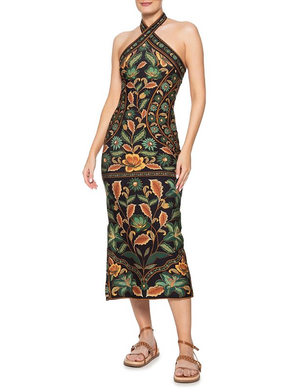 Farm 816-Vestido Midi 344582 2-Preto