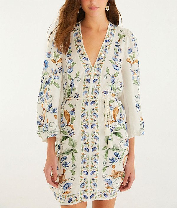 Vestido Curto Elsa - Farm