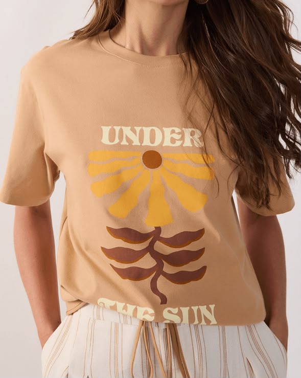 T-Shirt Silk Under The Sun - Dress To