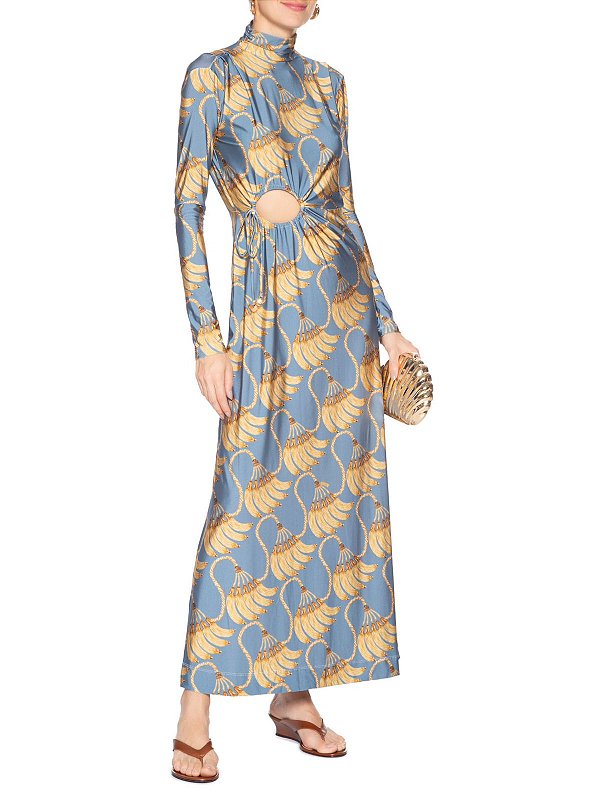 Vestido Longo Banana Tassel - Farm