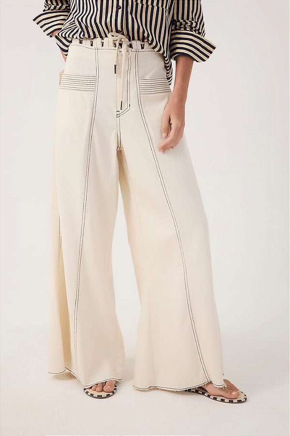 Calça Pespontos Cordão - Dress To