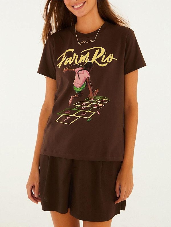 T-Shirt Fit O Pulo - Farm