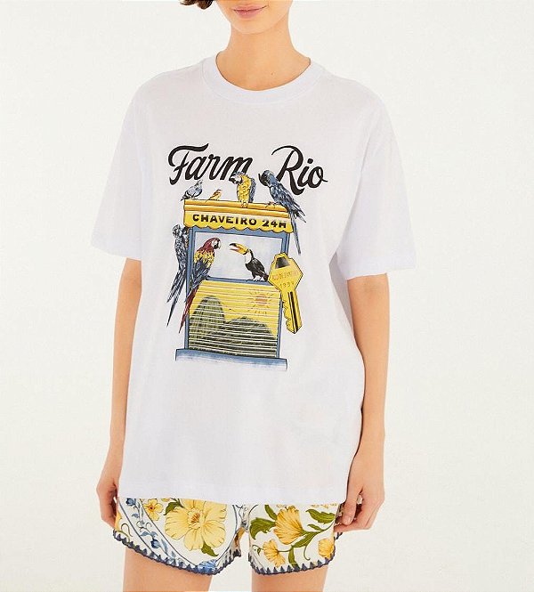 T-Shirt Chaveiro - Farm