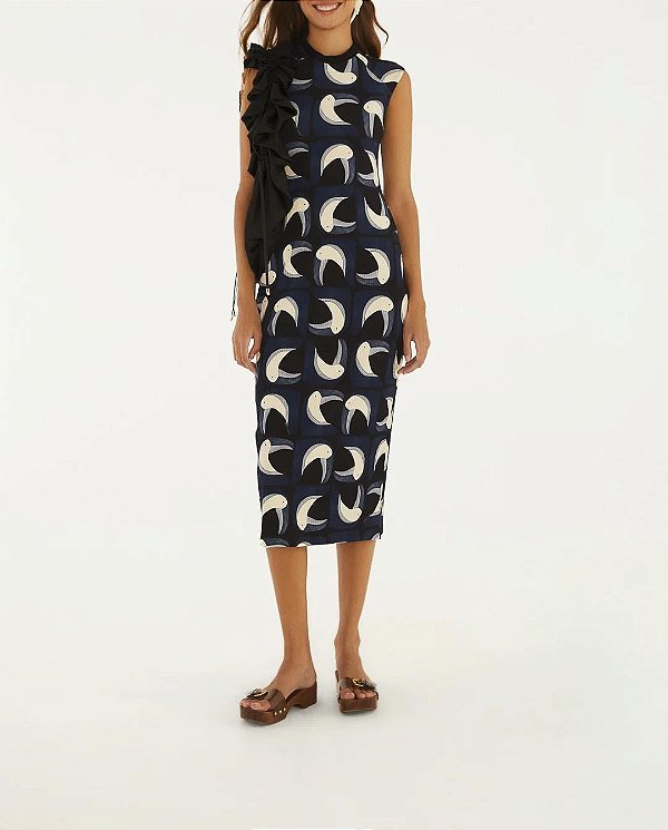 Vestido Midi Tuca Tropical - Farm
