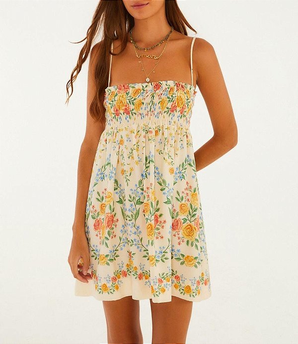 Vestido Alcinha Curto Aurora - Farm
