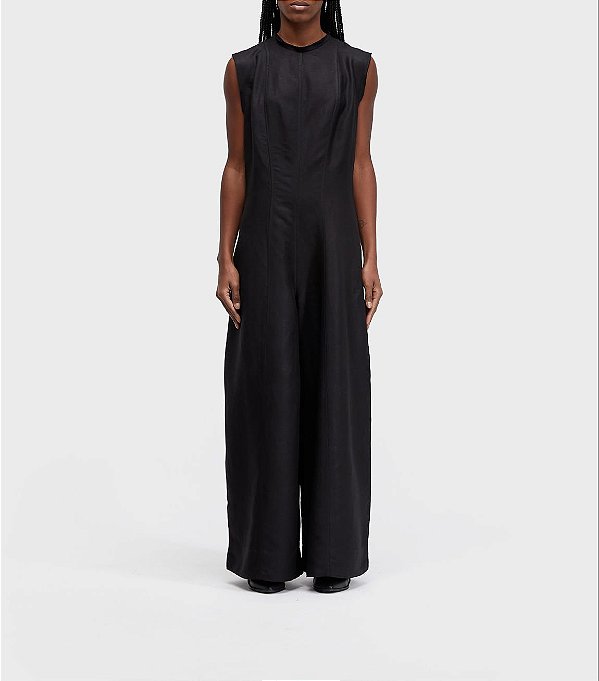 Macacão Sleeveless Pespontos Linen - Osklen