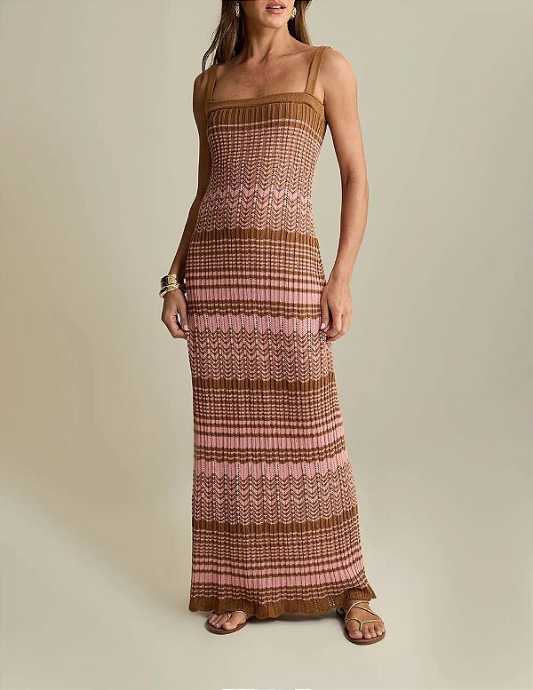 Vestido Tricot Barra Ondas - Oh,Boy!