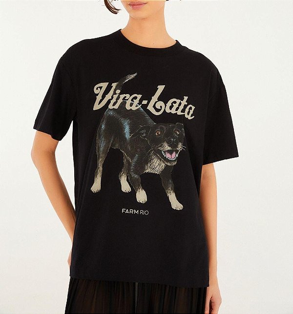 T-Shirt Vira Lata Malhado - Farm