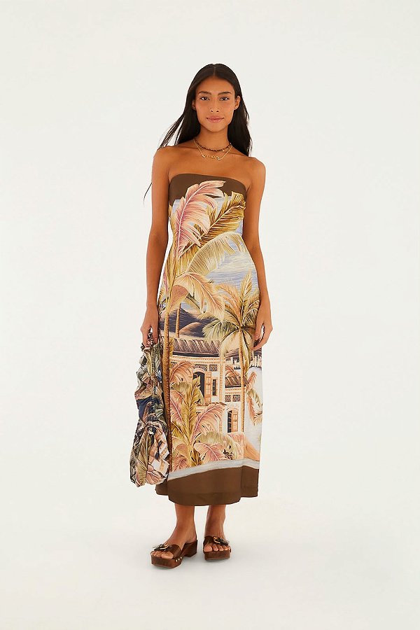Vestido Longo Rio Paraiso - Farm