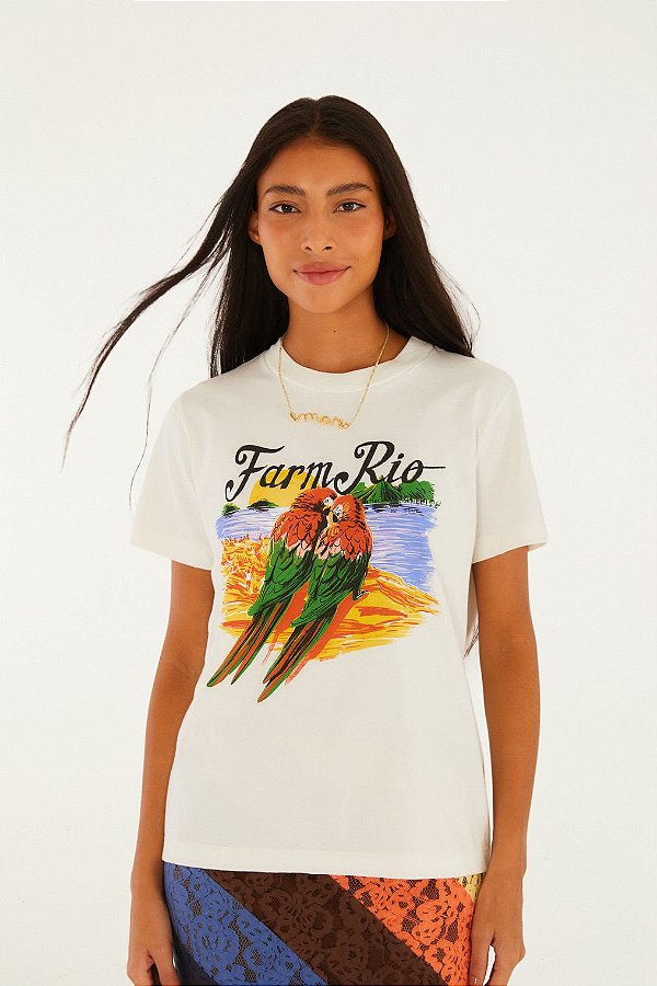 T-Shirt Araras Namorando - Farm