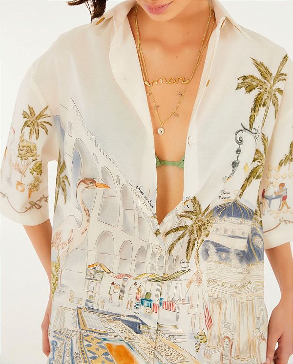 Camisa Rio A Dentro - Farm
