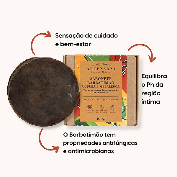 Sabonete de Barbatimão, Ucuúba e Melaleuca
