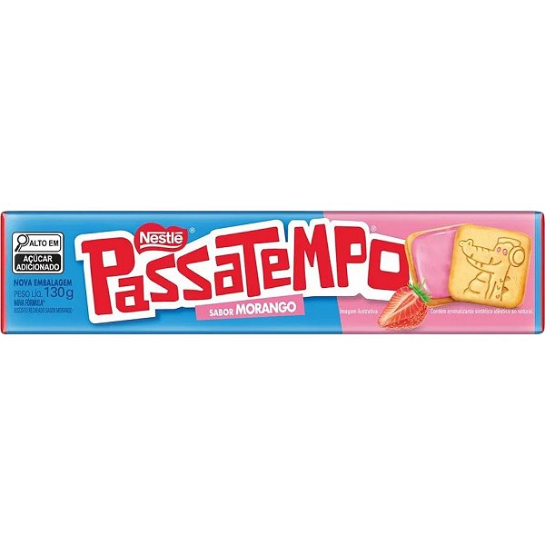 Biscoito Recheado Sabor Morango Passatempo