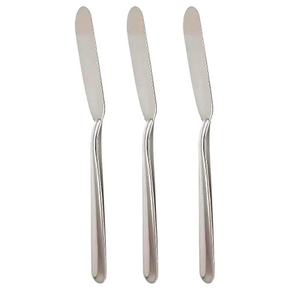 Espátula De Inox 3 Peças Original Line Sl0501