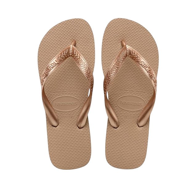 Chinelos Havaianas Top 33/34 Rose Gold