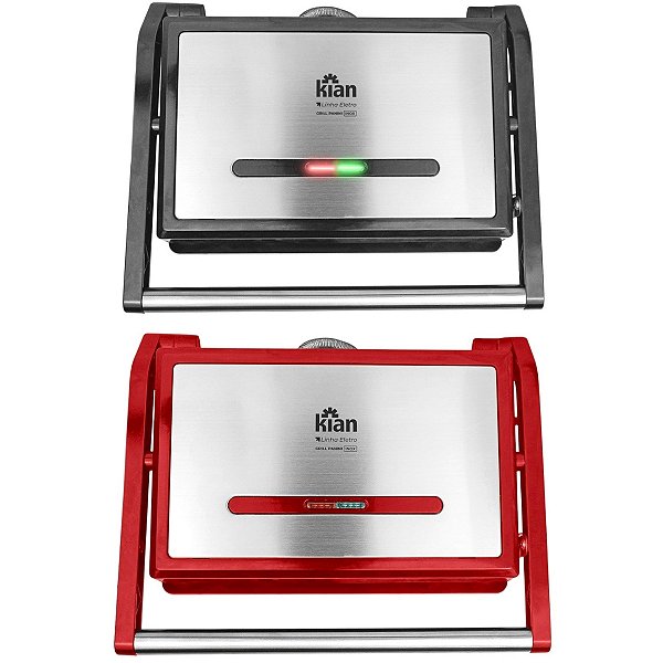 Grill e Sanduicheira Panini 127V 1200W Kian