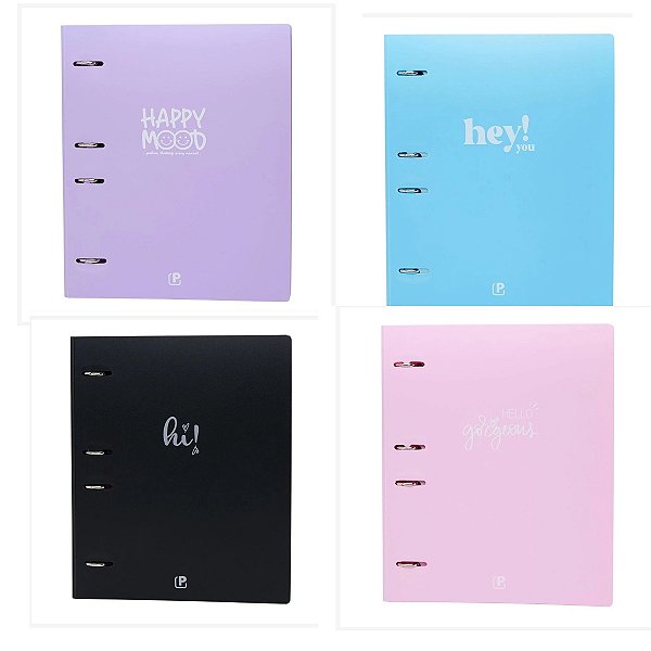 Caderno Argolado Fichário Colegial Polibras