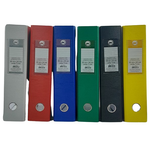 Pastas Az Registrador Oficio Largo Com Lombo Unidade