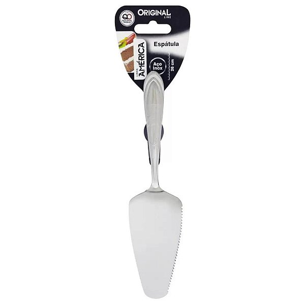 Espátula Para Bolo Aço Inox Original Sl0214