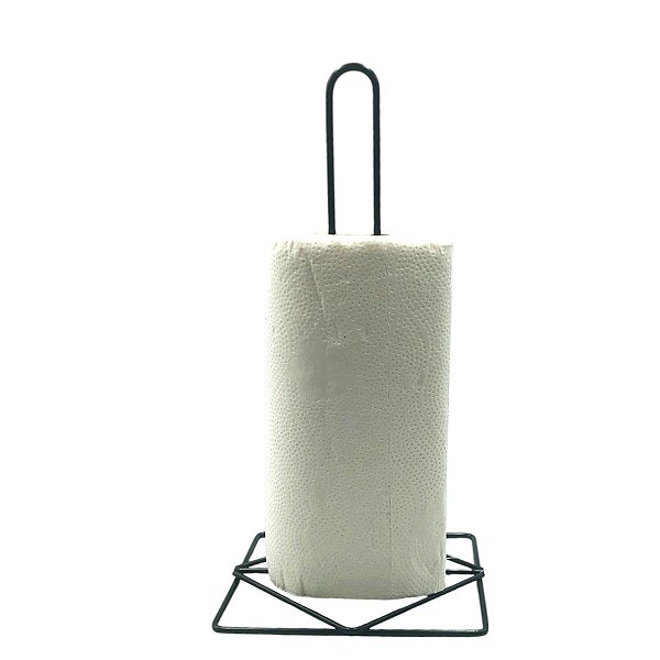 Porta Papel Toalha Metal De Mesa Aramado Black Rio Tijucas 193401