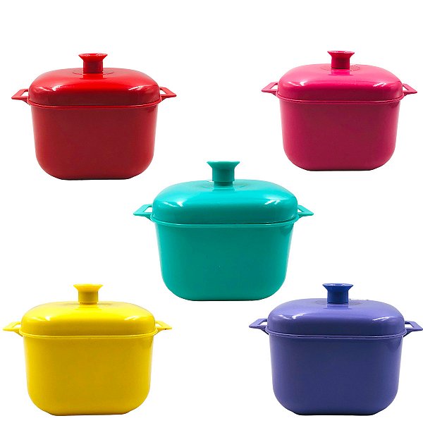 Pote Para Micro-Ondas Cores Variadas