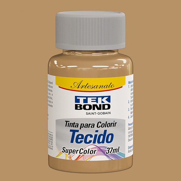 Tinta Para Tecido Fosca Marrom Tekbond 37ml