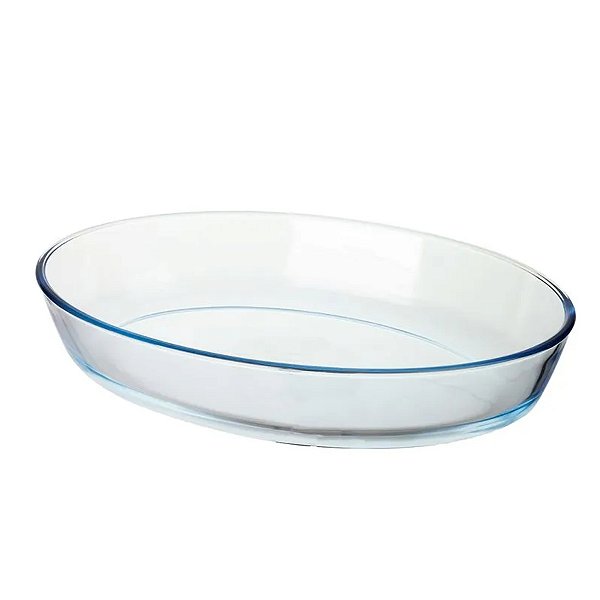 Assadeira Vidro Borossilicato Oval 700Ml Eco24100