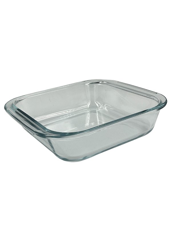 Assadeira Vidro Borossilicato Quadrada 1100Ml Eco24094