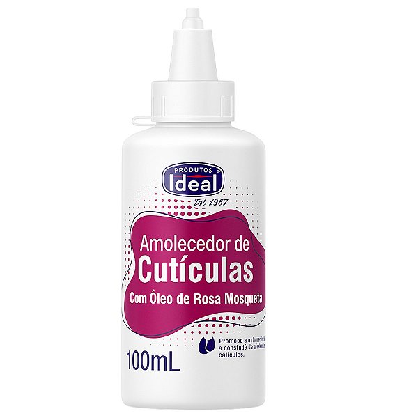 Amolecedor Cutículas Rosa Mosqueta Ideal 100ml