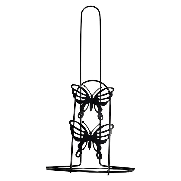 Porta Papel Toalha Aramado Preto Borboleta Bons Chef Bc23328
