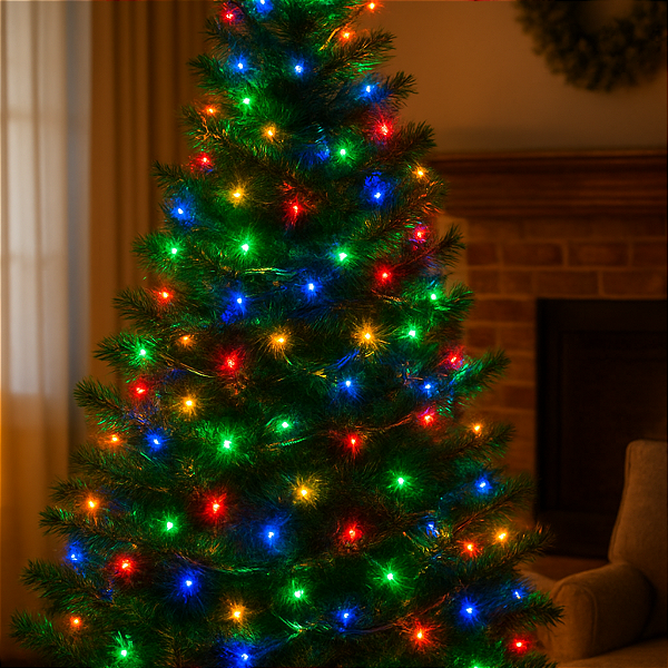 PISCA PISCA 50 LEDS COLORRIDO 8 FUNÇÕES FIO VERDE 89063