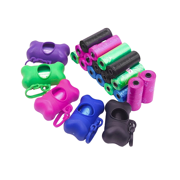 Kit Pet C/ 2 Rolos de Sacos Plásticos