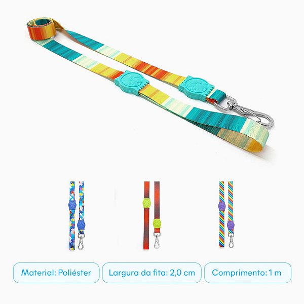 Guia Avulsa 20mm Estampada Animal Zen
