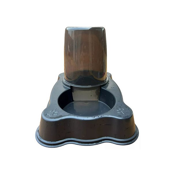 Comedouro E Bebedouro Container Preto