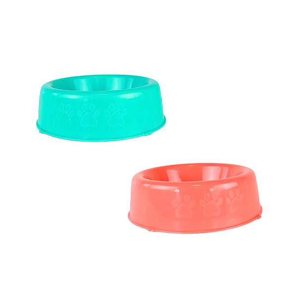 Comedouro Patinhas Design P 1100ml Pet Injet