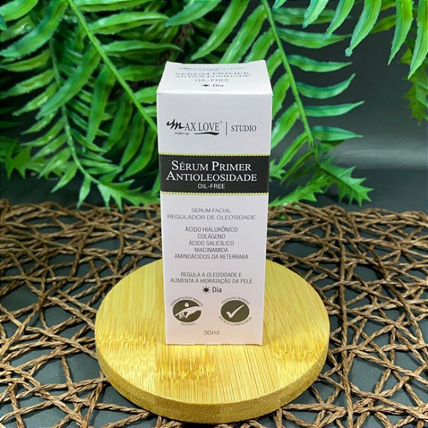 SÉRUM FACIAL PRIMER ANTIOLEOSIDADE - MAX LOVE