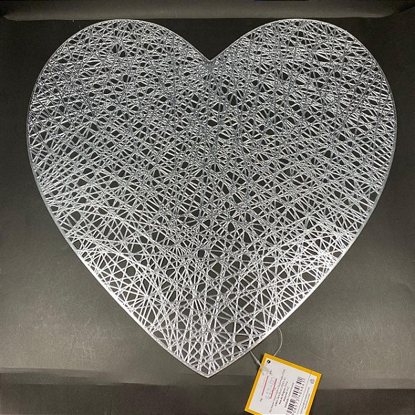 TOALHA LUGAR AMERICANO DE PVC CORAÇÃO