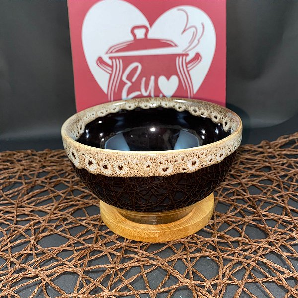 BOWL TIGELA EM PORCELANA 500ML - PORCELANAS HR