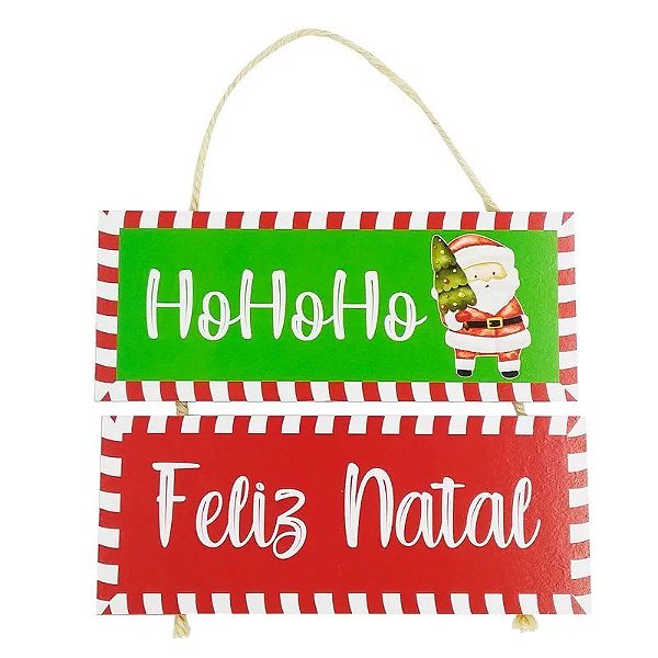 PLACA DECORATIVA NATALINA 21X25